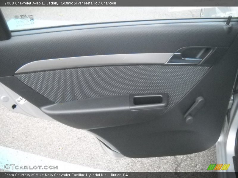 Cosmic Silver Metallic / Charcoal 2008 Chevrolet Aveo LS Sedan