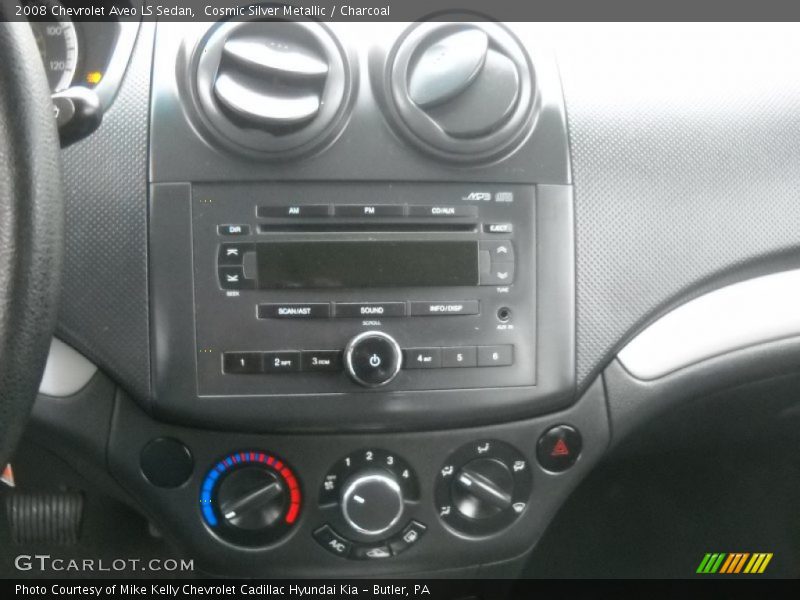 Cosmic Silver Metallic / Charcoal 2008 Chevrolet Aveo LS Sedan