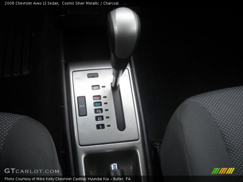 Cosmic Silver Metallic / Charcoal 2008 Chevrolet Aveo LS Sedan