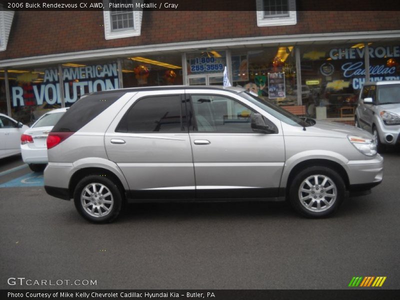 Platinum Metallic / Gray 2006 Buick Rendezvous CX AWD