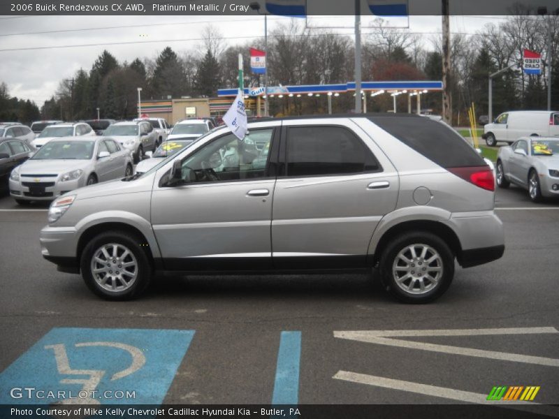 Platinum Metallic / Gray 2006 Buick Rendezvous CX AWD