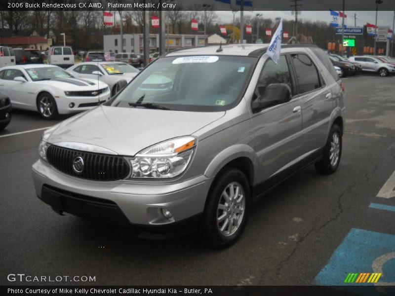 Platinum Metallic / Gray 2006 Buick Rendezvous CX AWD