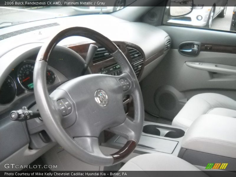 Platinum Metallic / Gray 2006 Buick Rendezvous CX AWD