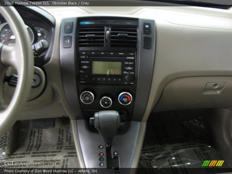 Obsidian Black / Gray 2008 Hyundai Tucson GLS