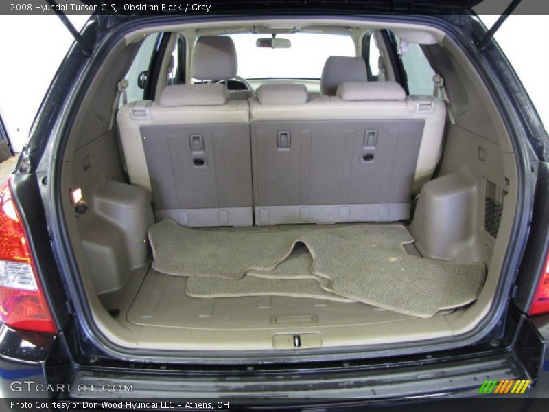 Obsidian Black / Gray 2008 Hyundai Tucson GLS