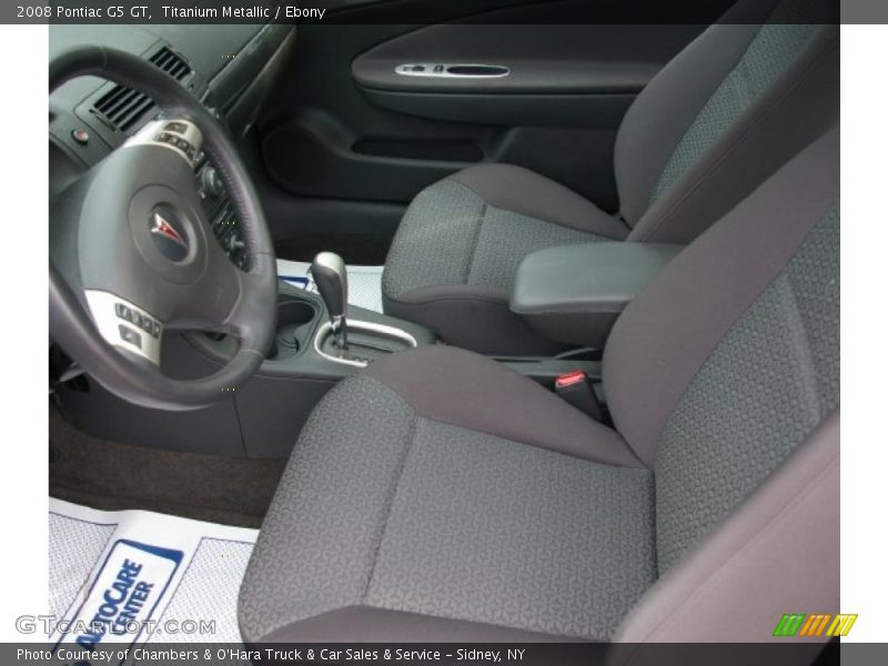 Titanium Metallic / Ebony 2008 Pontiac G5 GT