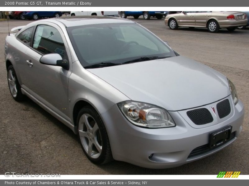 Titanium Metallic / Ebony 2008 Pontiac G5 GT