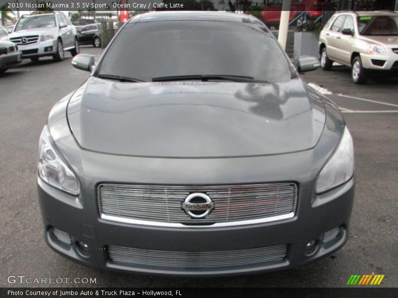 Ocean Gray / Caffe Latte 2010 Nissan Maxima 3.5 SV Sport