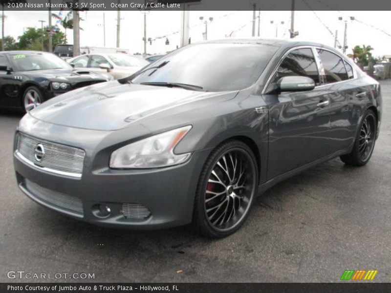Ocean Gray / Caffe Latte 2010 Nissan Maxima 3.5 SV Sport