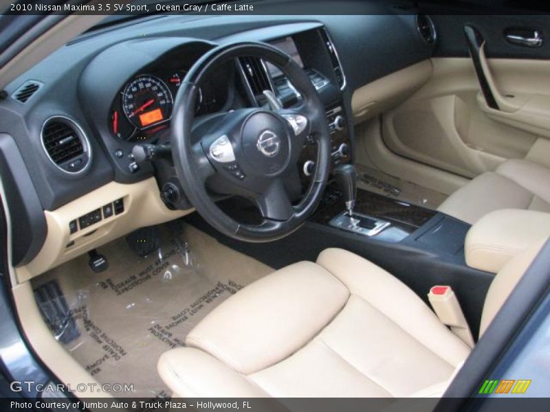 Ocean Gray / Caffe Latte 2010 Nissan Maxima 3.5 SV Sport