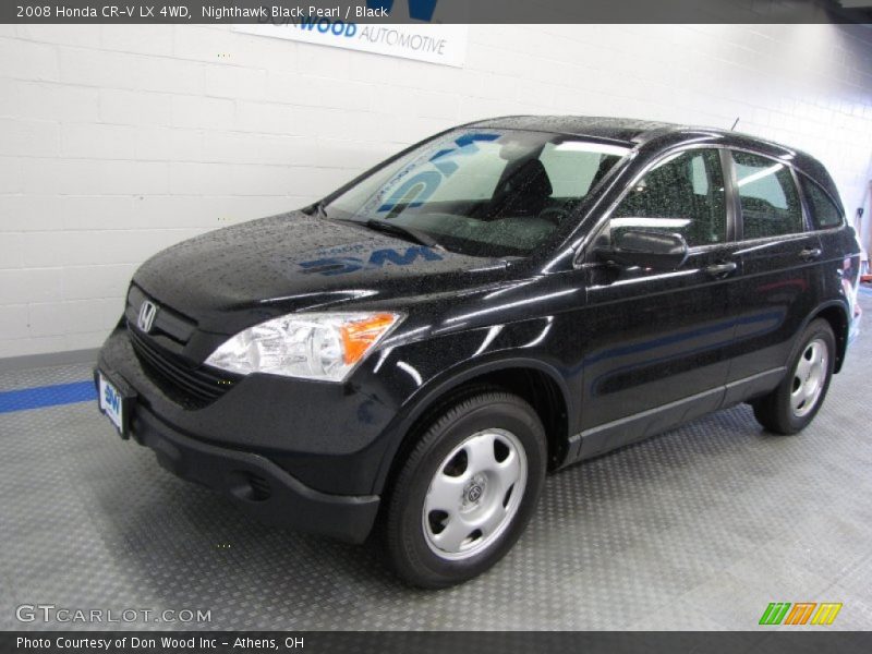 Nighthawk Black Pearl / Black 2008 Honda CR-V LX 4WD