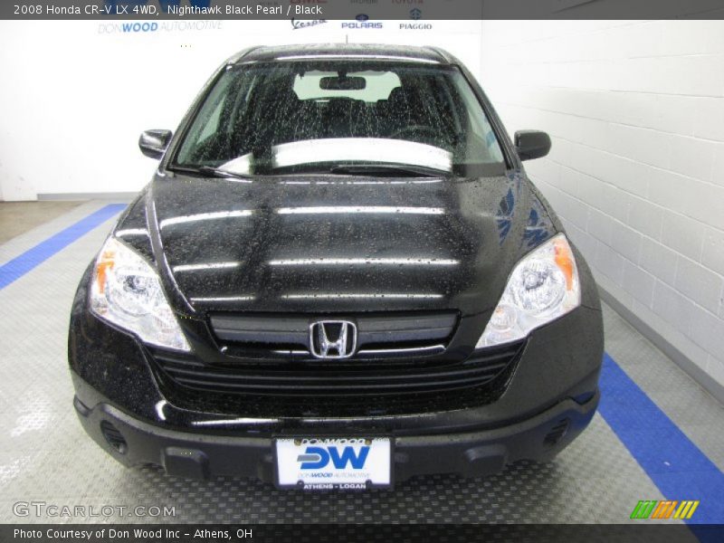 Nighthawk Black Pearl / Black 2008 Honda CR-V LX 4WD