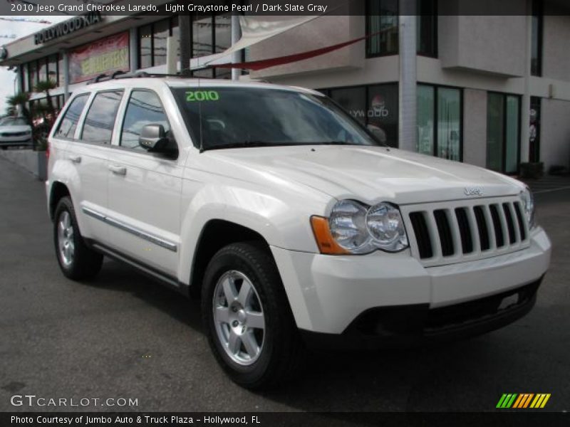 Light Graystone Pearl / Dark Slate Gray 2010 Jeep Grand Cherokee Laredo