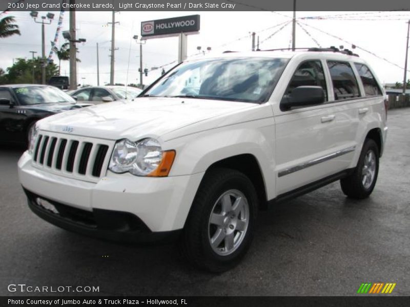 Light Graystone Pearl / Dark Slate Gray 2010 Jeep Grand Cherokee Laredo