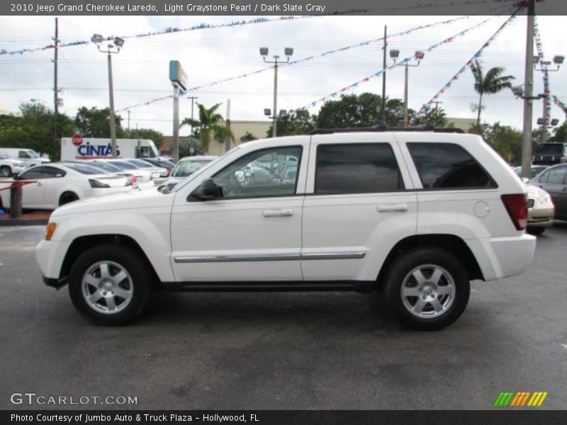 Light Graystone Pearl / Dark Slate Gray 2010 Jeep Grand Cherokee Laredo