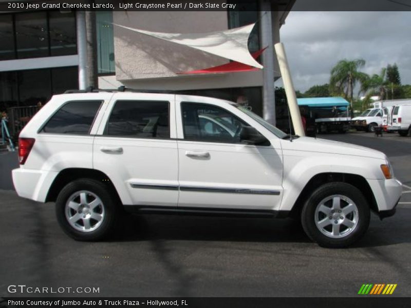 Light Graystone Pearl / Dark Slate Gray 2010 Jeep Grand Cherokee Laredo