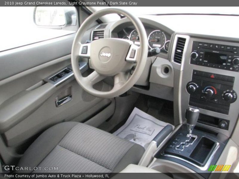Light Graystone Pearl / Dark Slate Gray 2010 Jeep Grand Cherokee Laredo