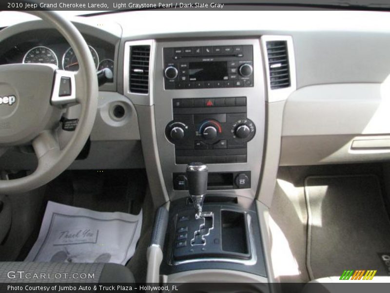 Light Graystone Pearl / Dark Slate Gray 2010 Jeep Grand Cherokee Laredo