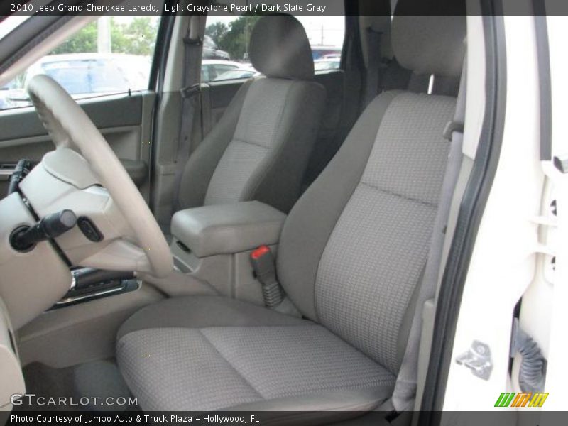 Light Graystone Pearl / Dark Slate Gray 2010 Jeep Grand Cherokee Laredo