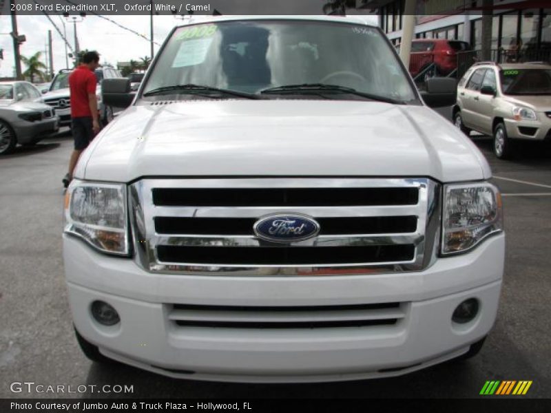 Oxford White / Camel 2008 Ford Expedition XLT