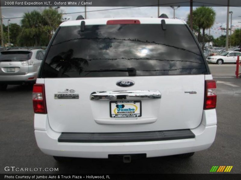 Oxford White / Camel 2008 Ford Expedition XLT