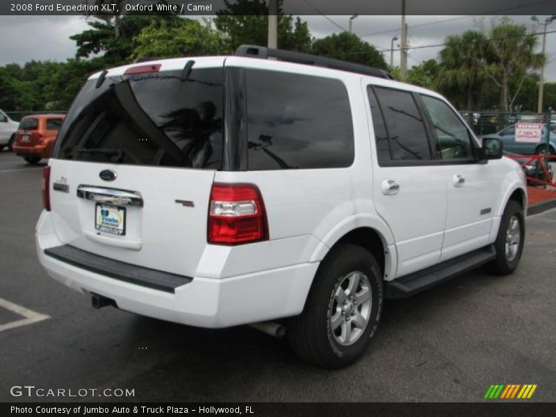 Oxford White / Camel 2008 Ford Expedition XLT
