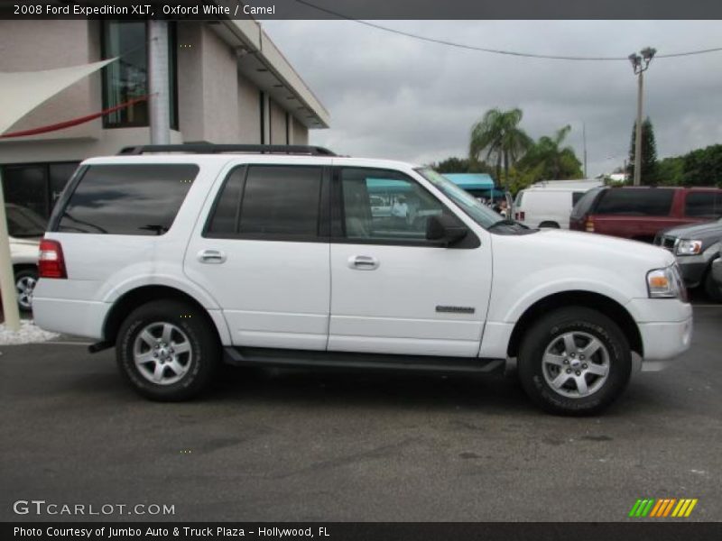 Oxford White / Camel 2008 Ford Expedition XLT