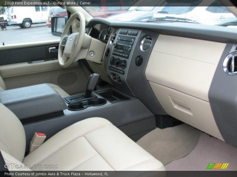 Oxford White / Camel 2008 Ford Expedition XLT