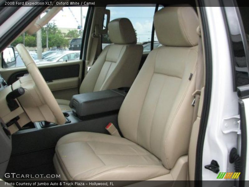 Oxford White / Camel 2008 Ford Expedition XLT