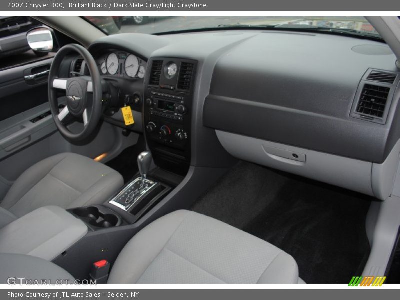 Brilliant Black / Dark Slate Gray/Light Graystone 2007 Chrysler 300