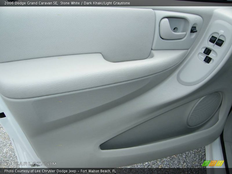 Stone White / Dark Khaki/Light Graystone 2006 Dodge Grand Caravan SE