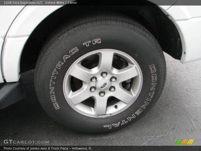 Oxford White / Camel 2008 Ford Expedition XLT