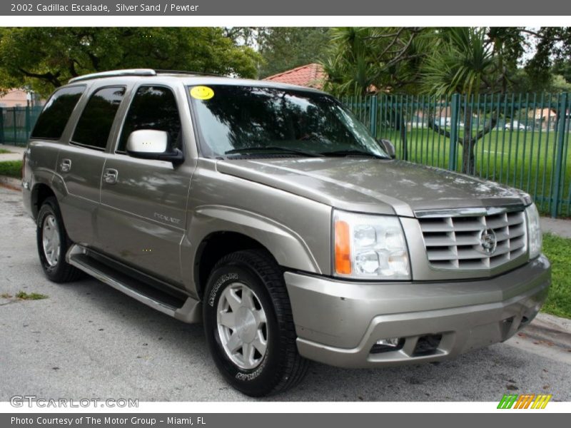 Silver Sand / Pewter 2002 Cadillac Escalade