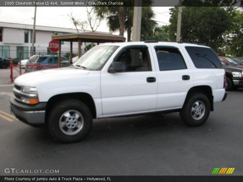 Summit White / Gray/Dark Charcoal 2005 Chevrolet Tahoe LS 4x4