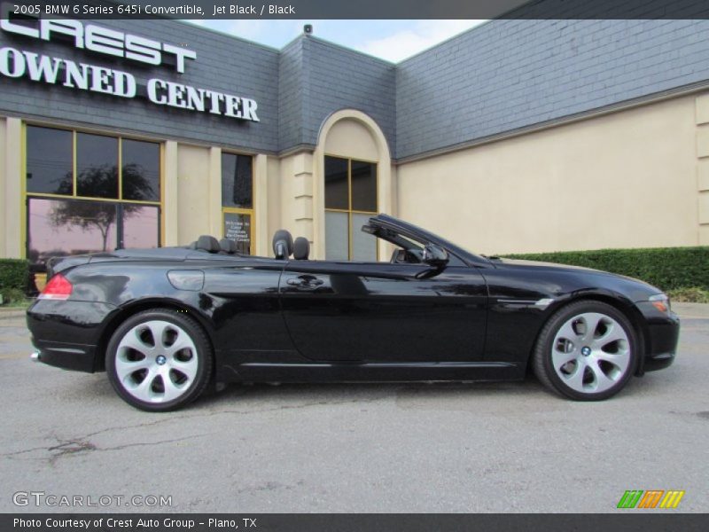 Jet Black / Black 2005 BMW 6 Series 645i Convertible