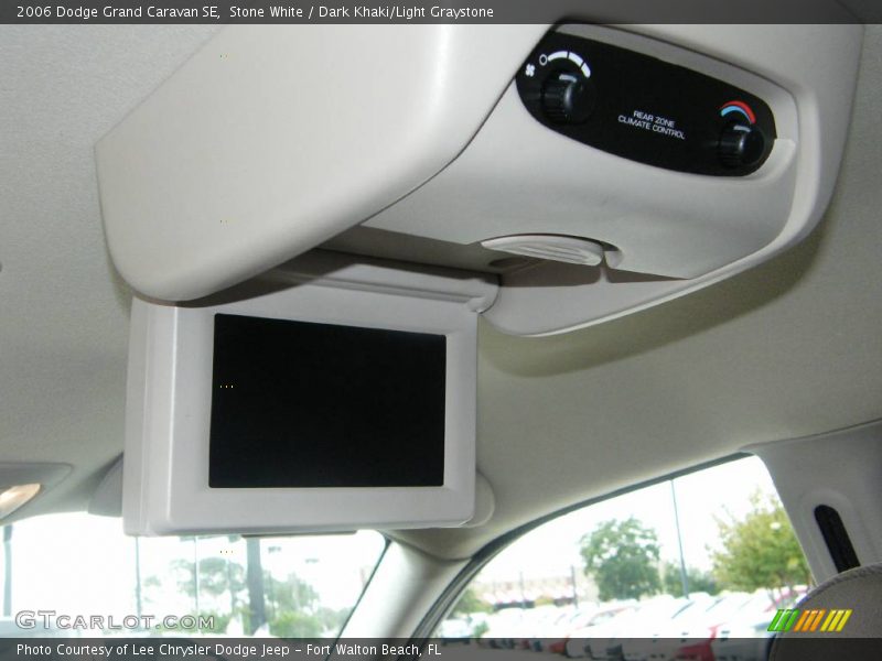 Stone White / Dark Khaki/Light Graystone 2006 Dodge Grand Caravan SE