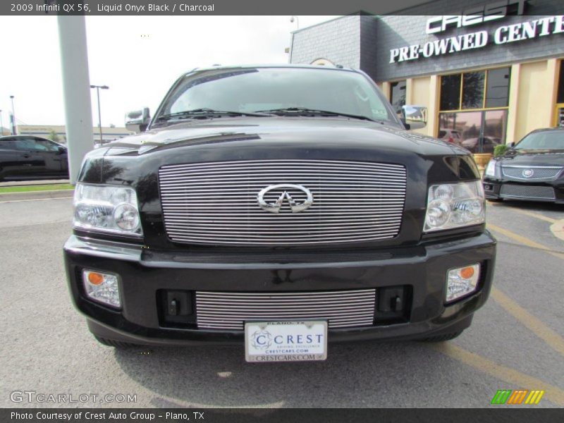 Liquid Onyx Black / Charcoal 2009 Infiniti QX 56