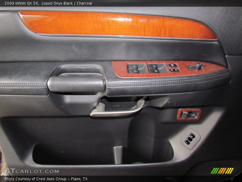 Liquid Onyx Black / Charcoal 2009 Infiniti QX 56