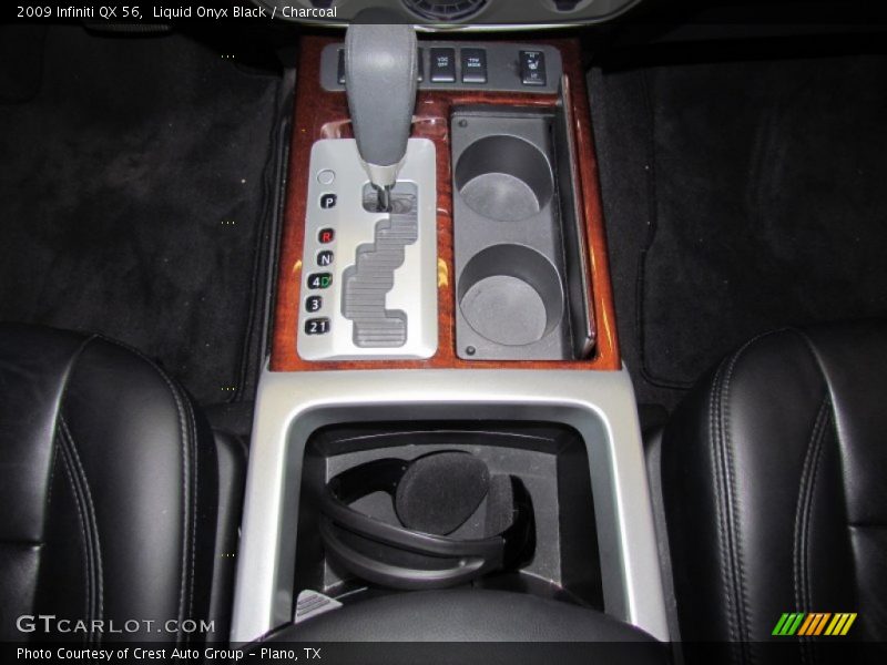 Liquid Onyx Black / Charcoal 2009 Infiniti QX 56