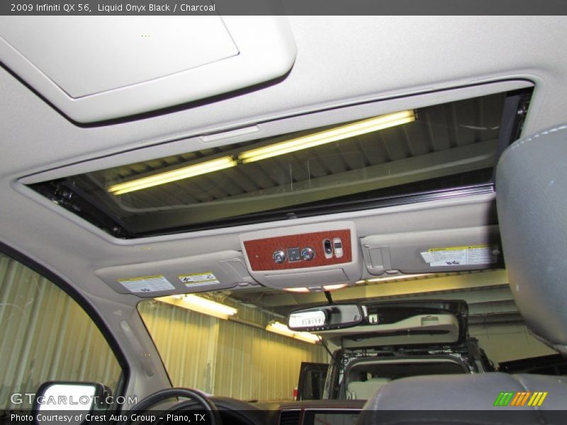 Liquid Onyx Black / Charcoal 2009 Infiniti QX 56