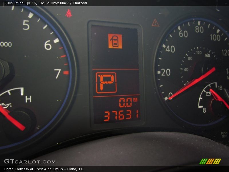Liquid Onyx Black / Charcoal 2009 Infiniti QX 56