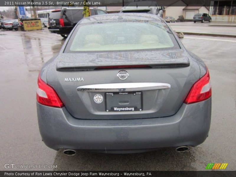 Brilliant Silver / Cafe Latte 2011 Nissan Maxima 3.5 SV