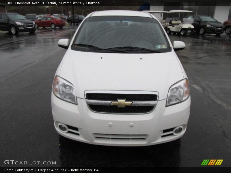 Summit White / Charcoal 2008 Chevrolet Aveo LT Sedan