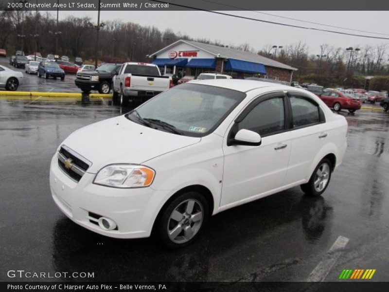 Summit White / Charcoal 2008 Chevrolet Aveo LT Sedan