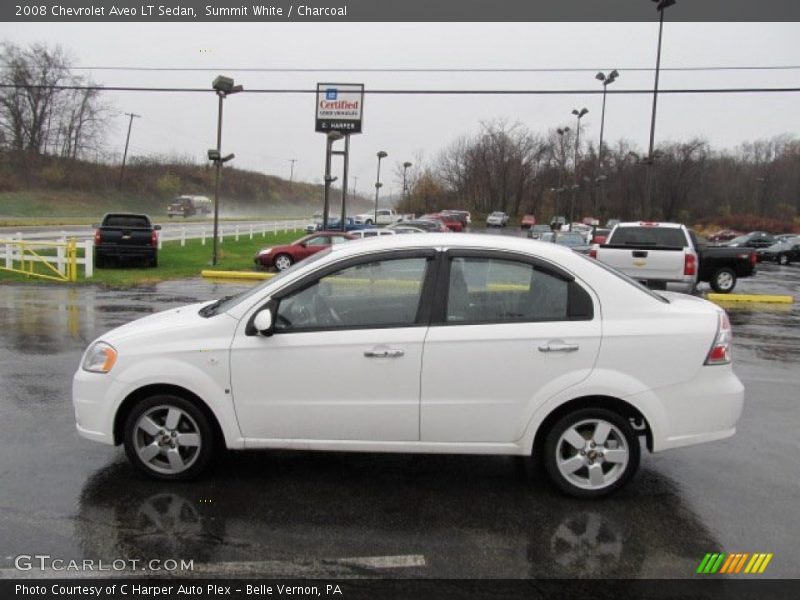 Summit White / Charcoal 2008 Chevrolet Aveo LT Sedan