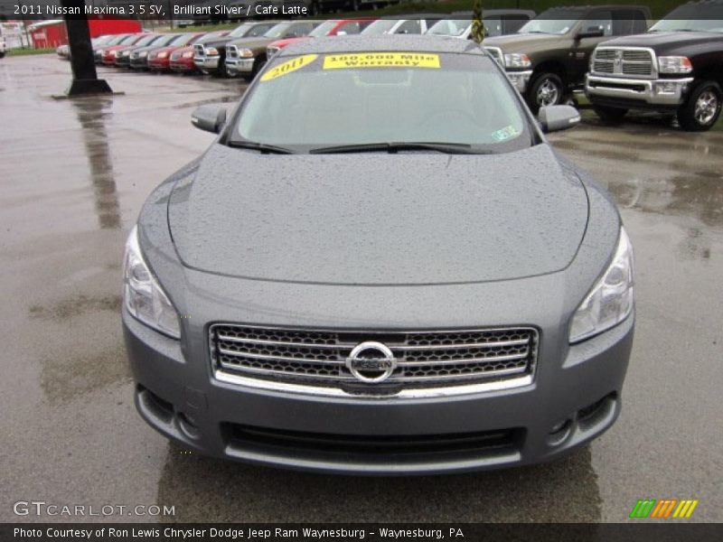 Brilliant Silver / Cafe Latte 2011 Nissan Maxima 3.5 SV