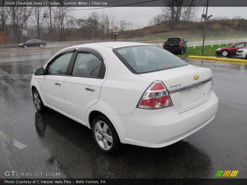 Summit White / Charcoal 2008 Chevrolet Aveo LT Sedan