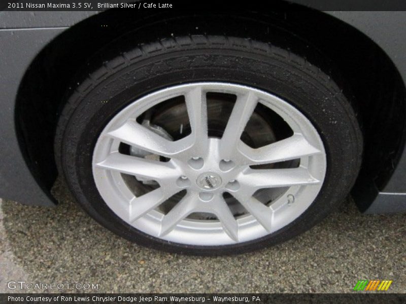 Brilliant Silver / Cafe Latte 2011 Nissan Maxima 3.5 SV