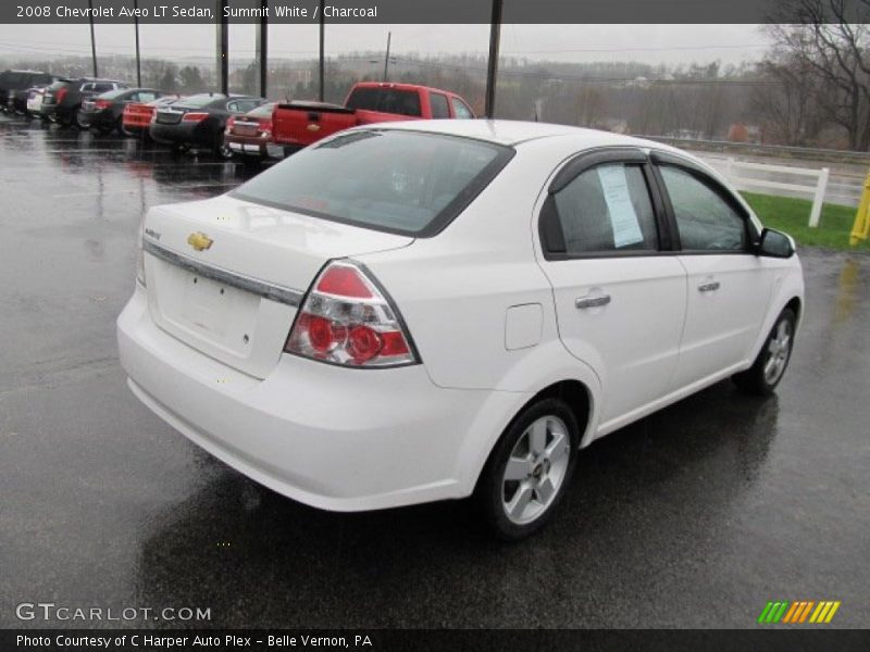 Summit White / Charcoal 2008 Chevrolet Aveo LT Sedan
