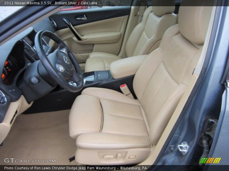 Brilliant Silver / Cafe Latte 2011 Nissan Maxima 3.5 SV